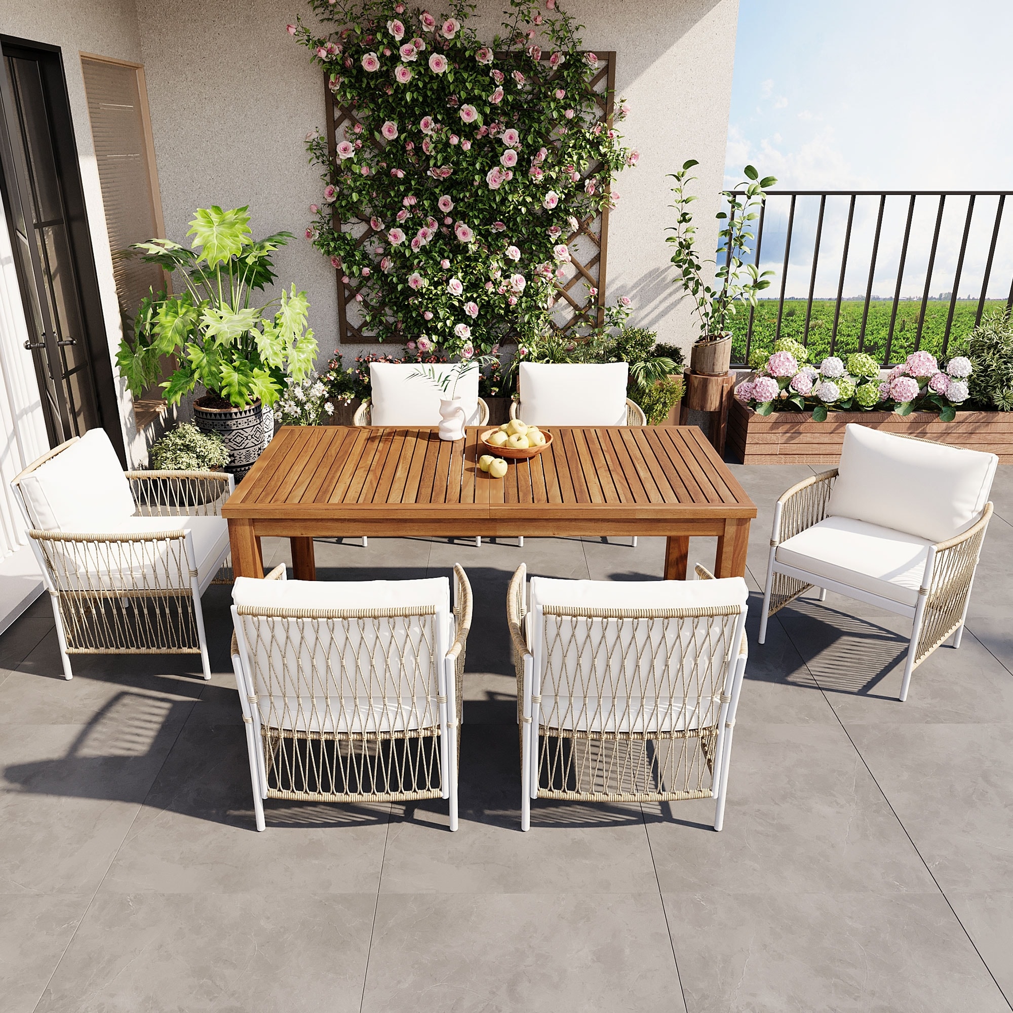 Comedor de terraza en driza 15