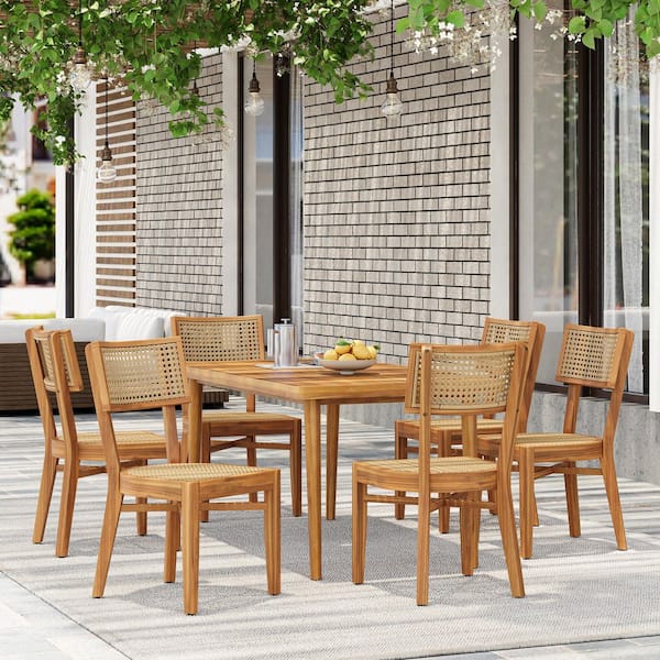 Comedor de terraza en rattan sintético 2