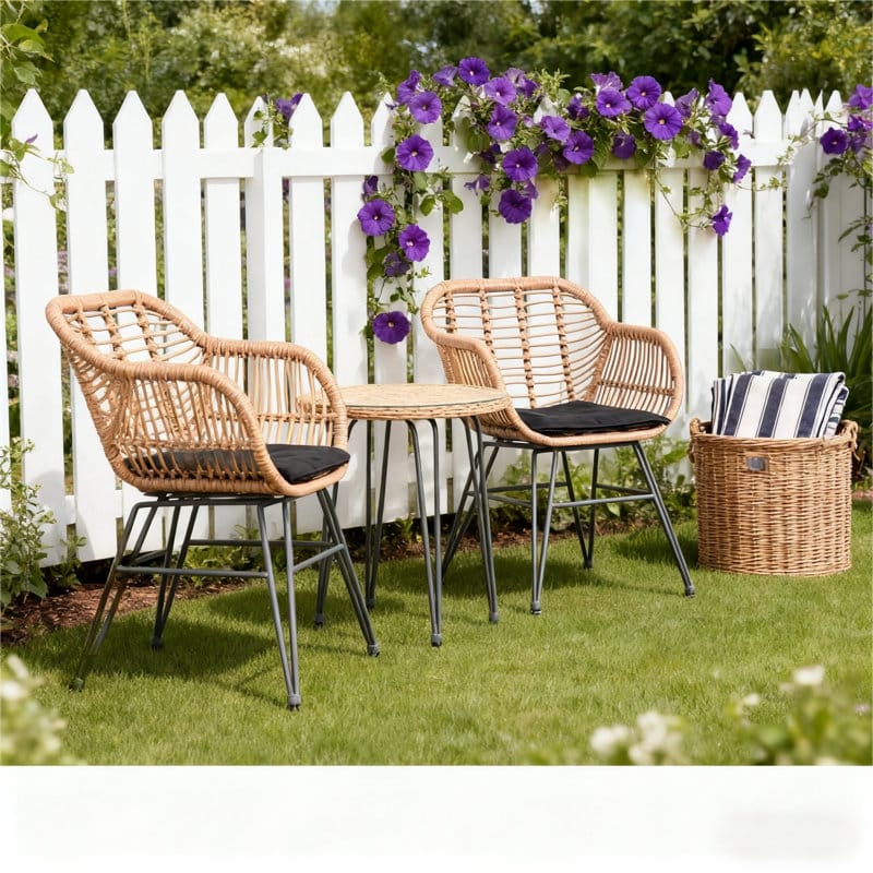 Mueble rattan 1