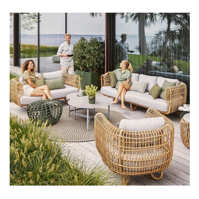 Mueble de terraza en rattan sintético 8