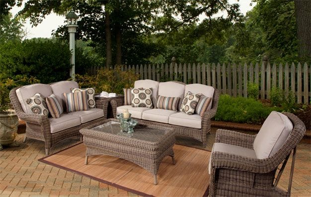 Mueble de terraza en rattan sintético 11