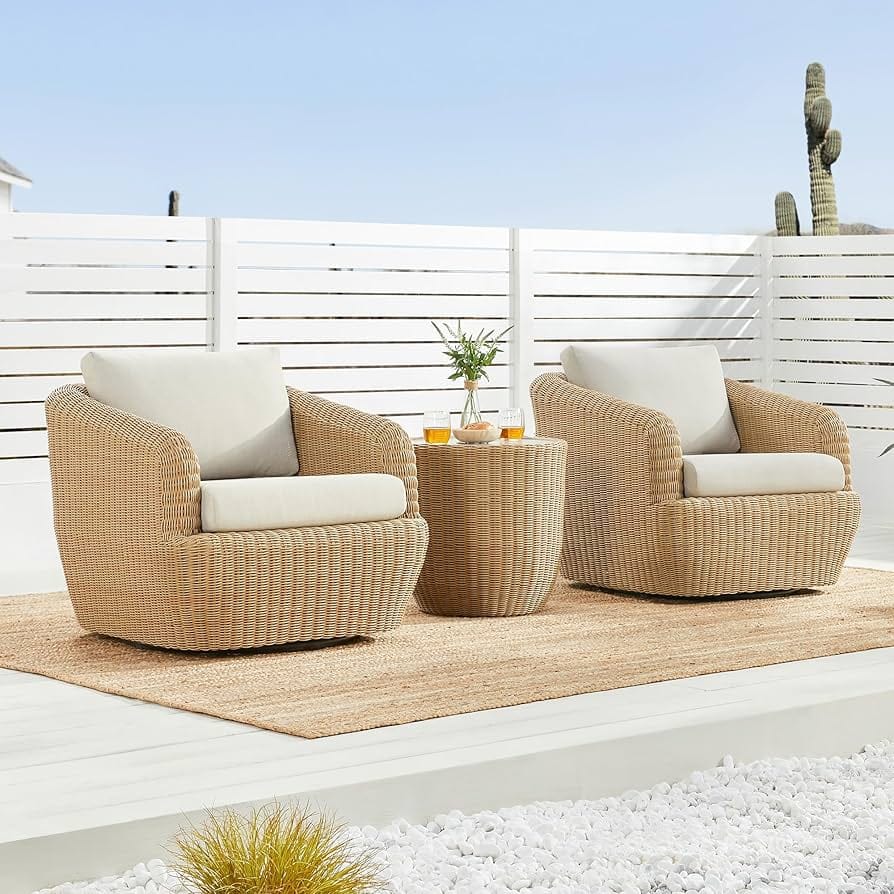 Mueble de terraza en rattan sintético 20