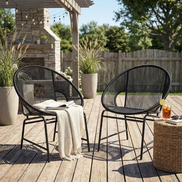 Mueble de terraza en rattan sintético 21
